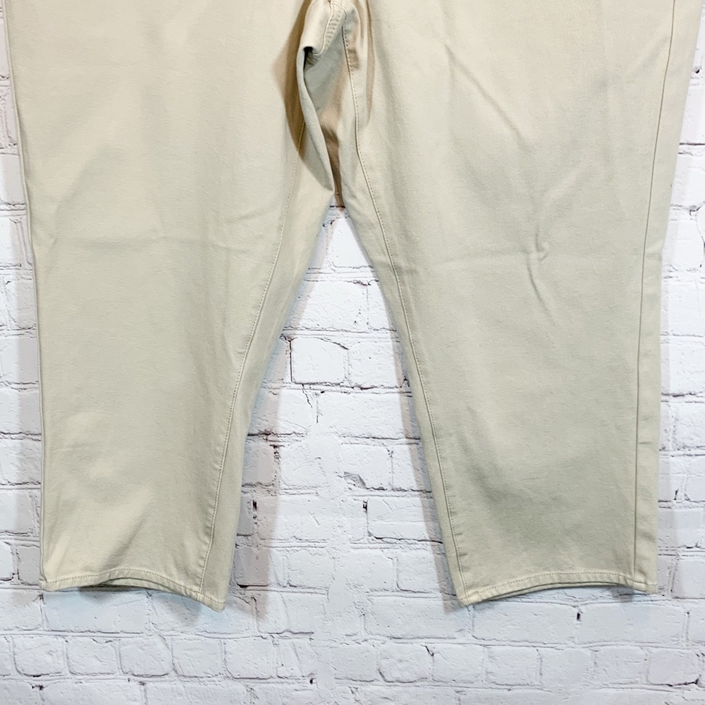 Coldwater Creek Tan Capri cropped leg pants NWT - Picture 4 of 7